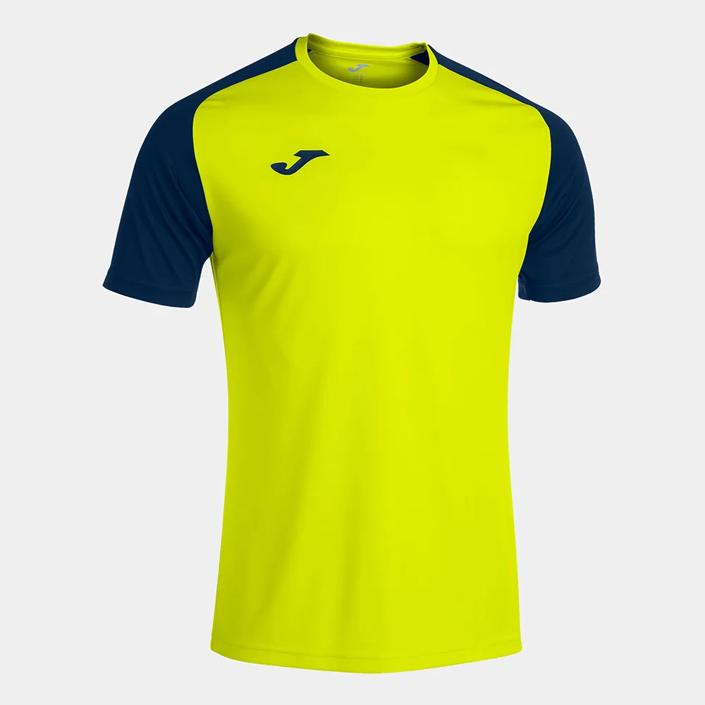 Tricou sport Joma Academy IV, Galben Fluo / Bleumarin - imagine 1