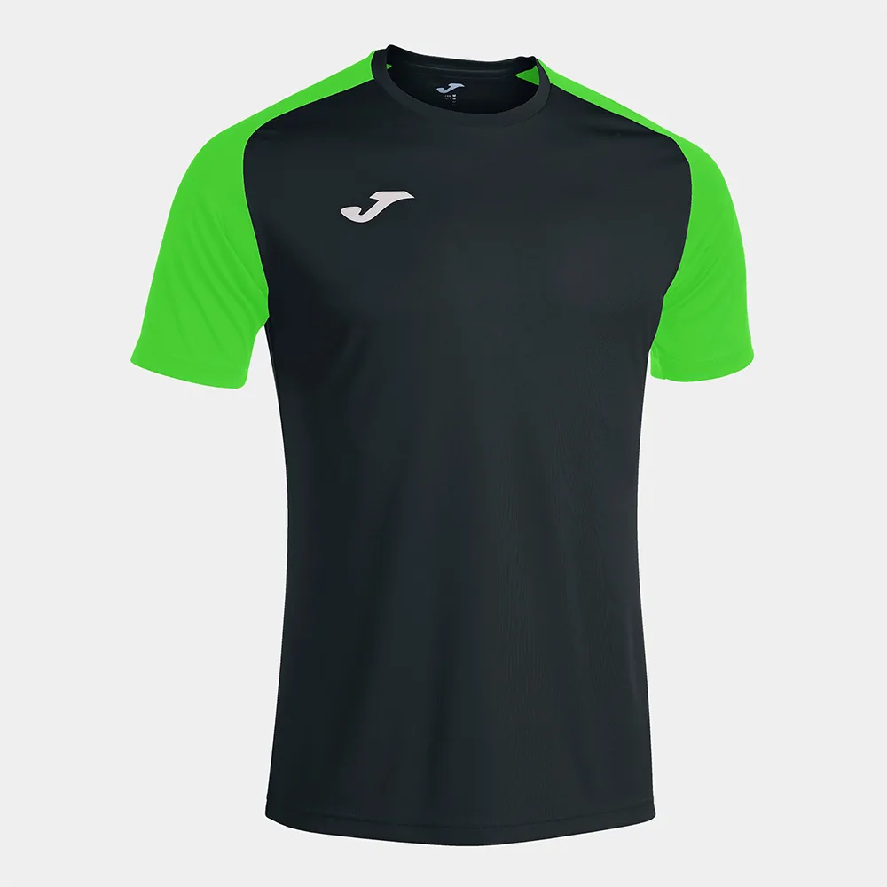 Tricou sport Joma Academy IV, Negru / Verde Fluo - imagine 1
