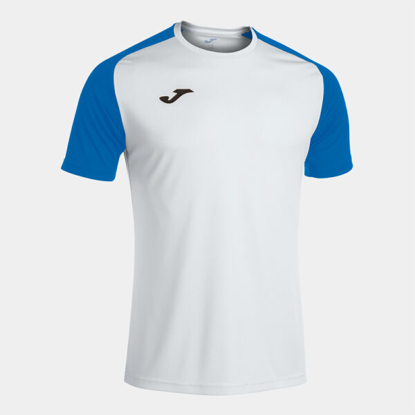 Tricou sport Joma Academy IV, Alb / Albastru Royal - imagine 1