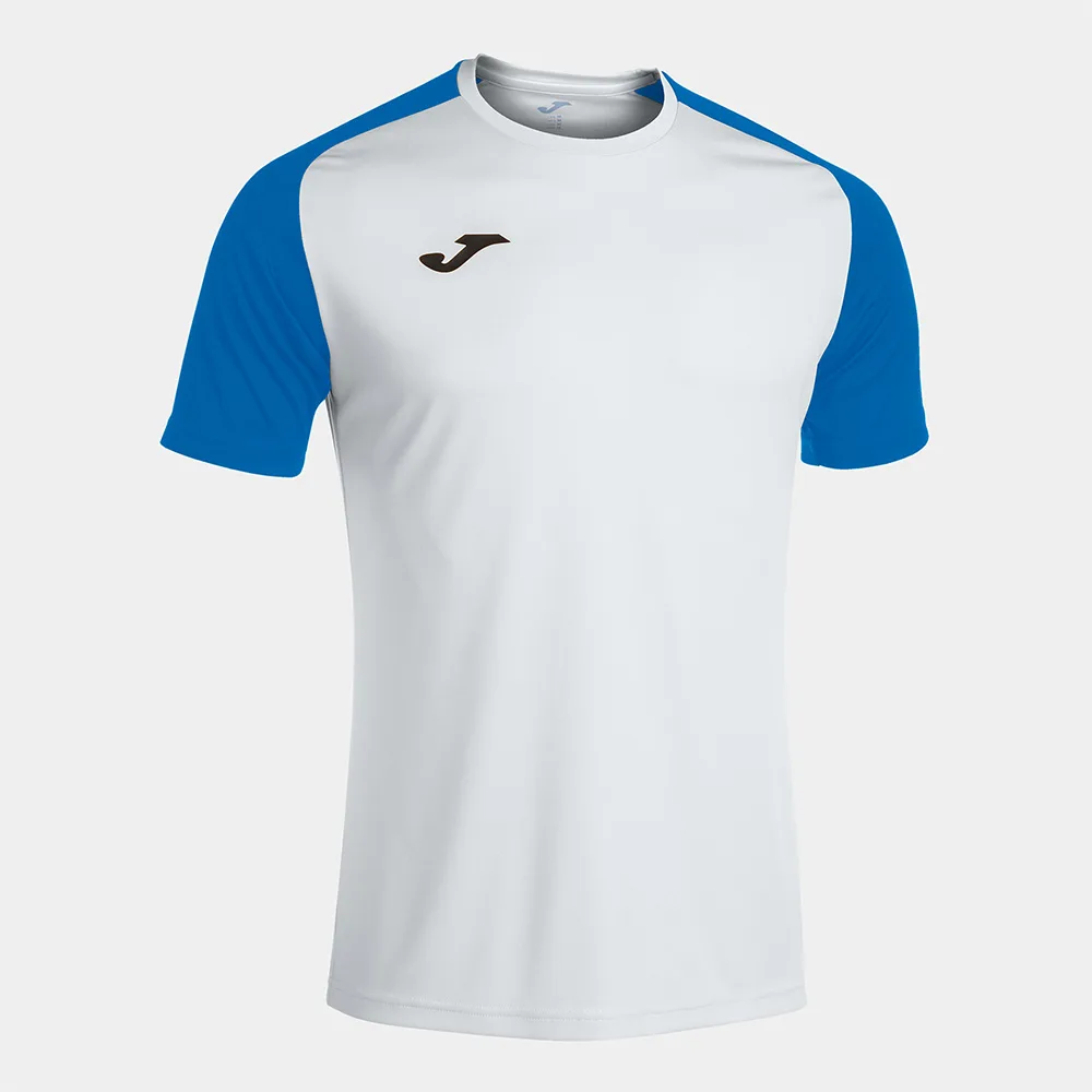 Tricou sport Joma Academy IV, Alb / Albastru Royal - imagine 1