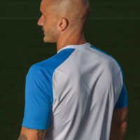 Tricou sport Joma Academy IV, Alb / Albastru Royal - imagine 5