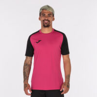 Tricou sport Joma Academy IV, Fuxia / Negru - imagine 7