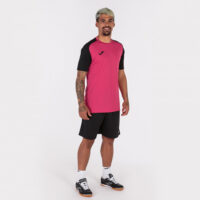Tricou sport Joma Academy IV, Fuxia / Negru - imagine 6