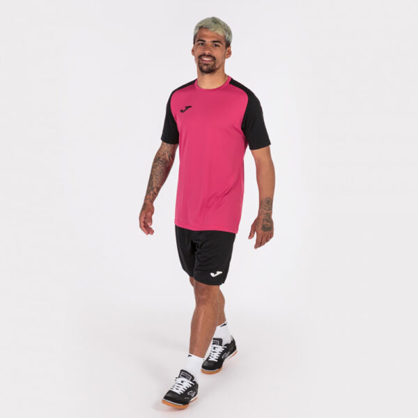 Tricou sport Joma Academy IV, Fuxia / Negru - imagine 5