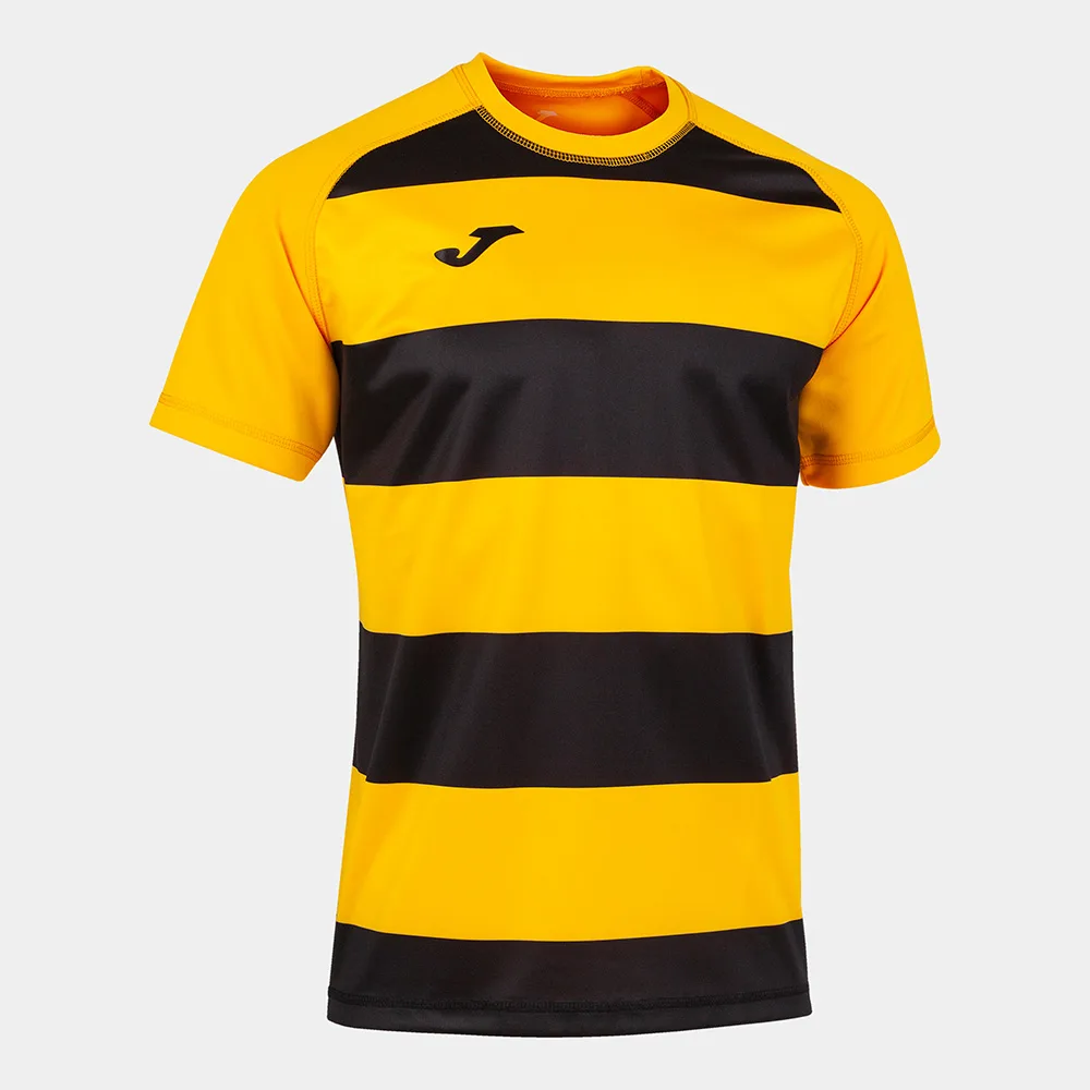 Tricou rugby Joma Skrum II, Galben / Negru - imagine 1