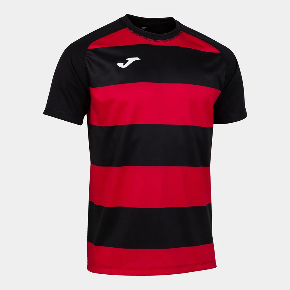 Tricou rugby Joma Skrum II, Negru / Rosu - imagine 1