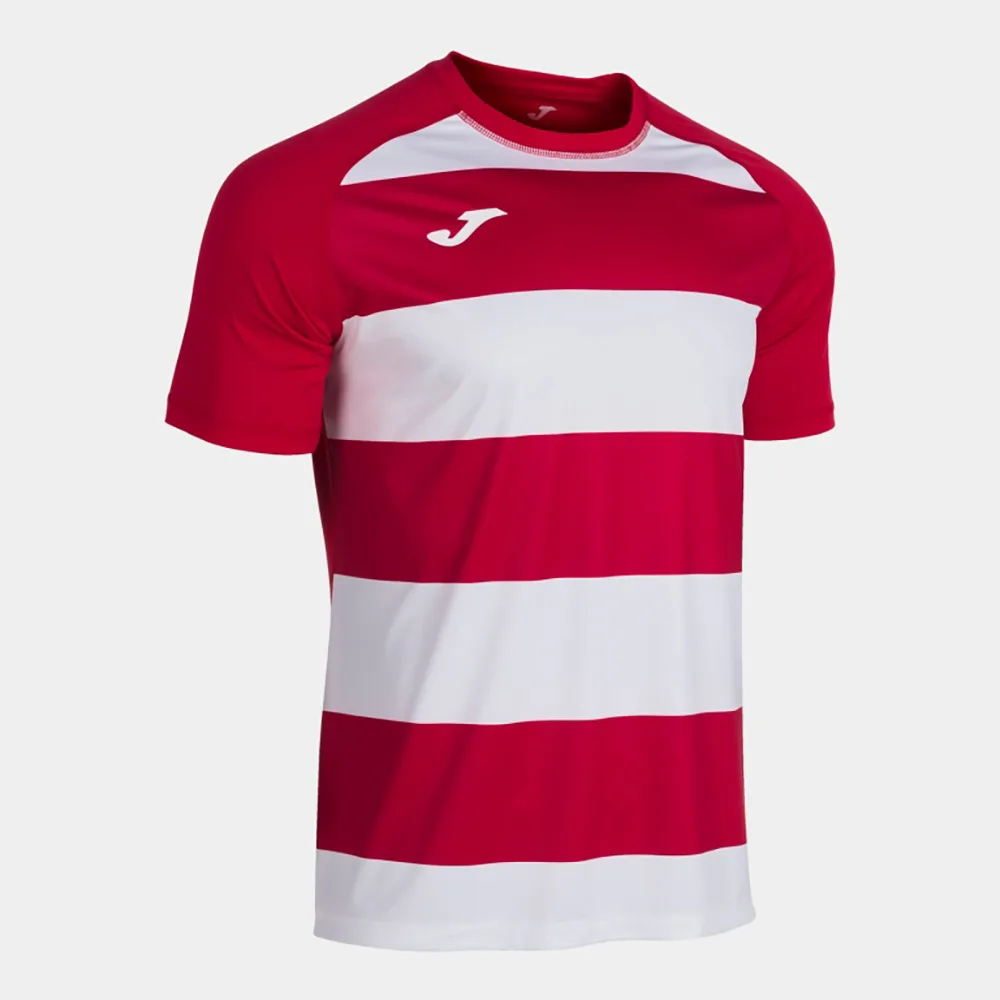 Tricou rugby Joma Skrum II, Rosu / Alb - imagine 1