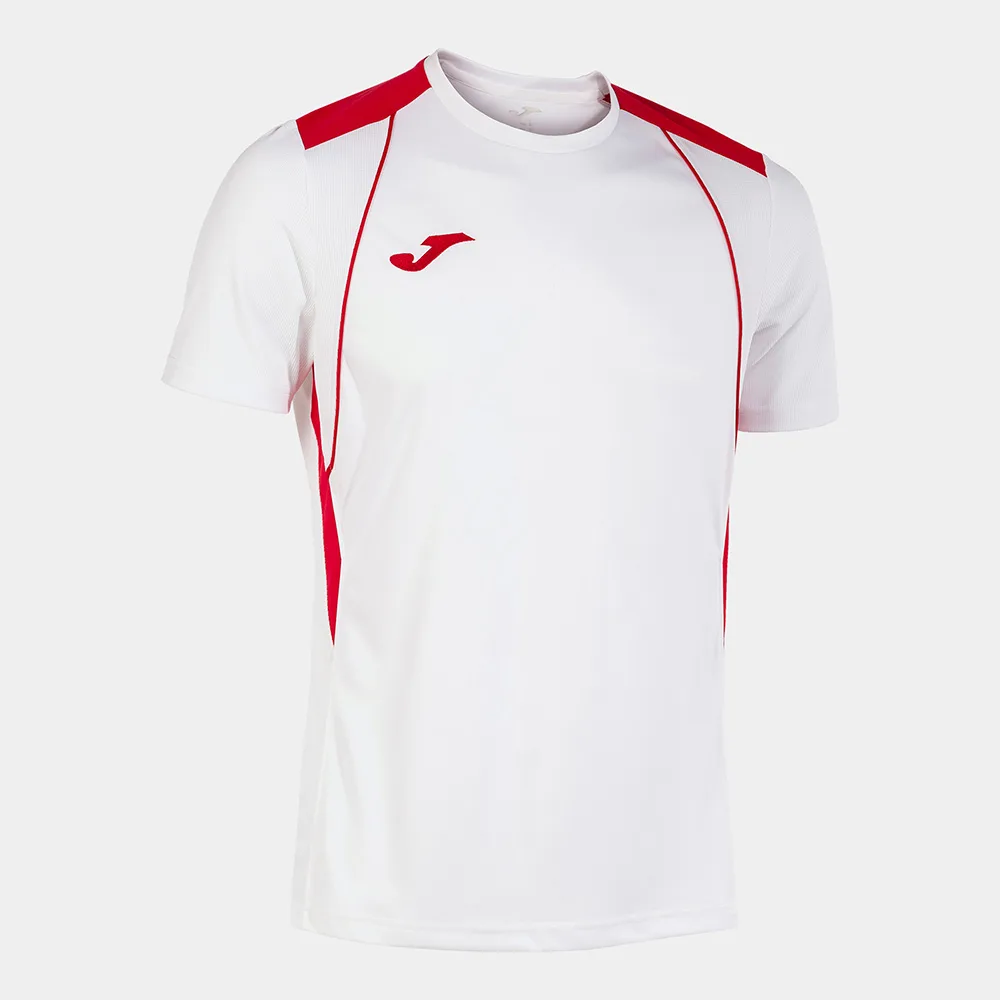 Tricou sport Joma Championship VII, Alb / Rosu - imagine 1