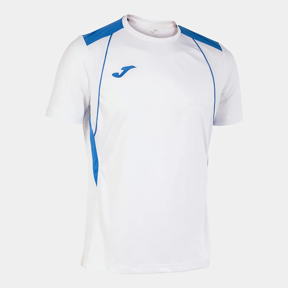 Tricou sport Joma Championship VII, Alb / Albastru Royal - imagine 1