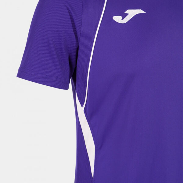 Tricou sport Joma Championship VII, Mov / Alb - imagine 3