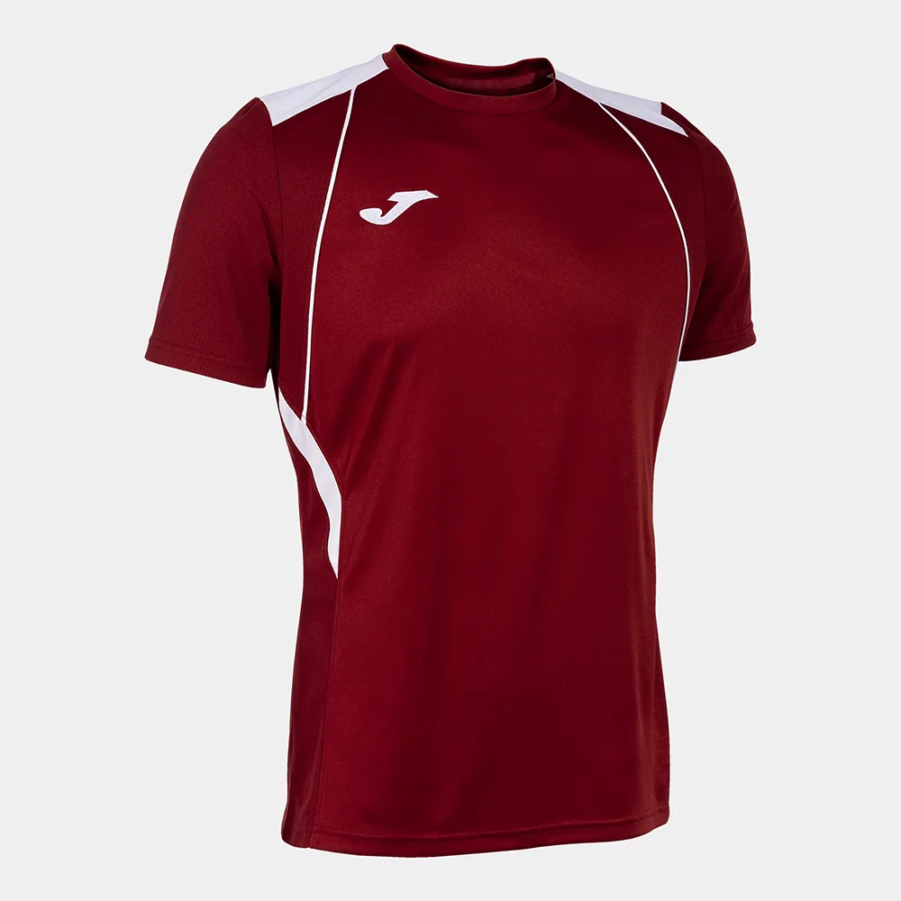 Tricou sport Joma Championship VII, Visiniu / Alb - imagine 1