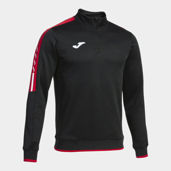 Bluza antrenament Joma Olimpiada, Negru / Rosu - imagine 1