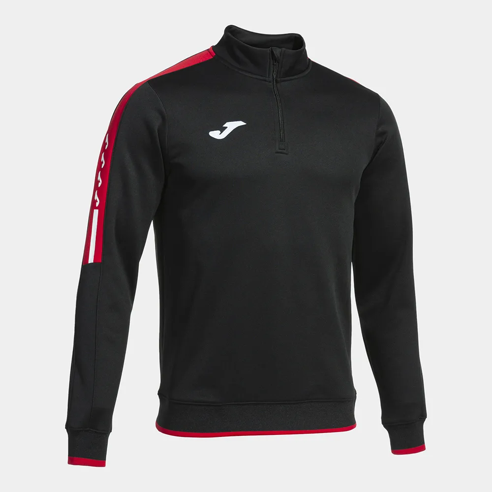 Bluza antrenament Joma Olimpiada, Negru / Rosu - imagine 1