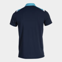 Tricou polo Joma Toledo, Bleumarin / Turcoaz Fluo - imagine 3