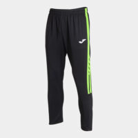 Pantaloni lungi Joma Olimpiada, Negru / Verde Fluo