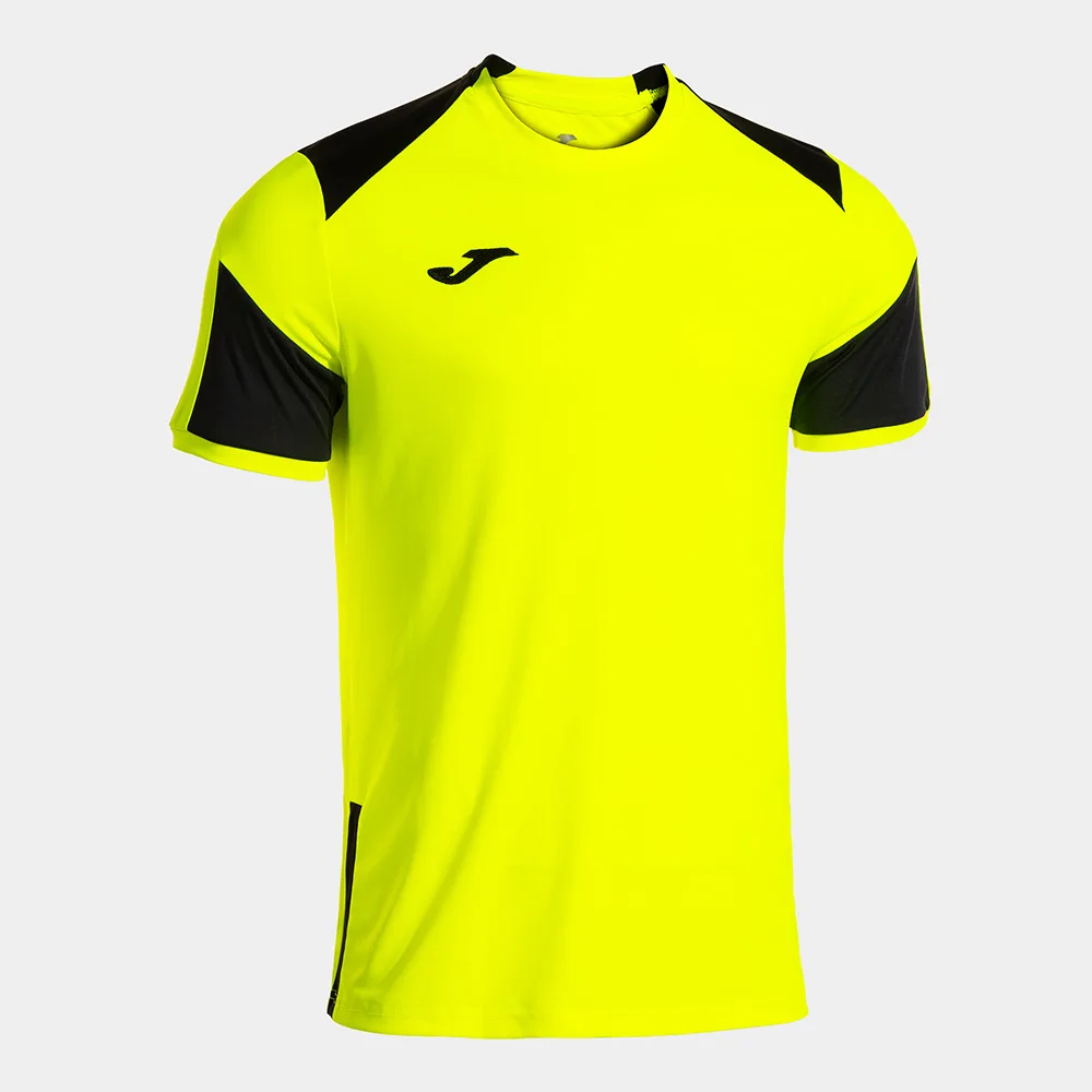 Tricou sport Joma Danubio IV, Galben Fluo / Negru - imagine 1