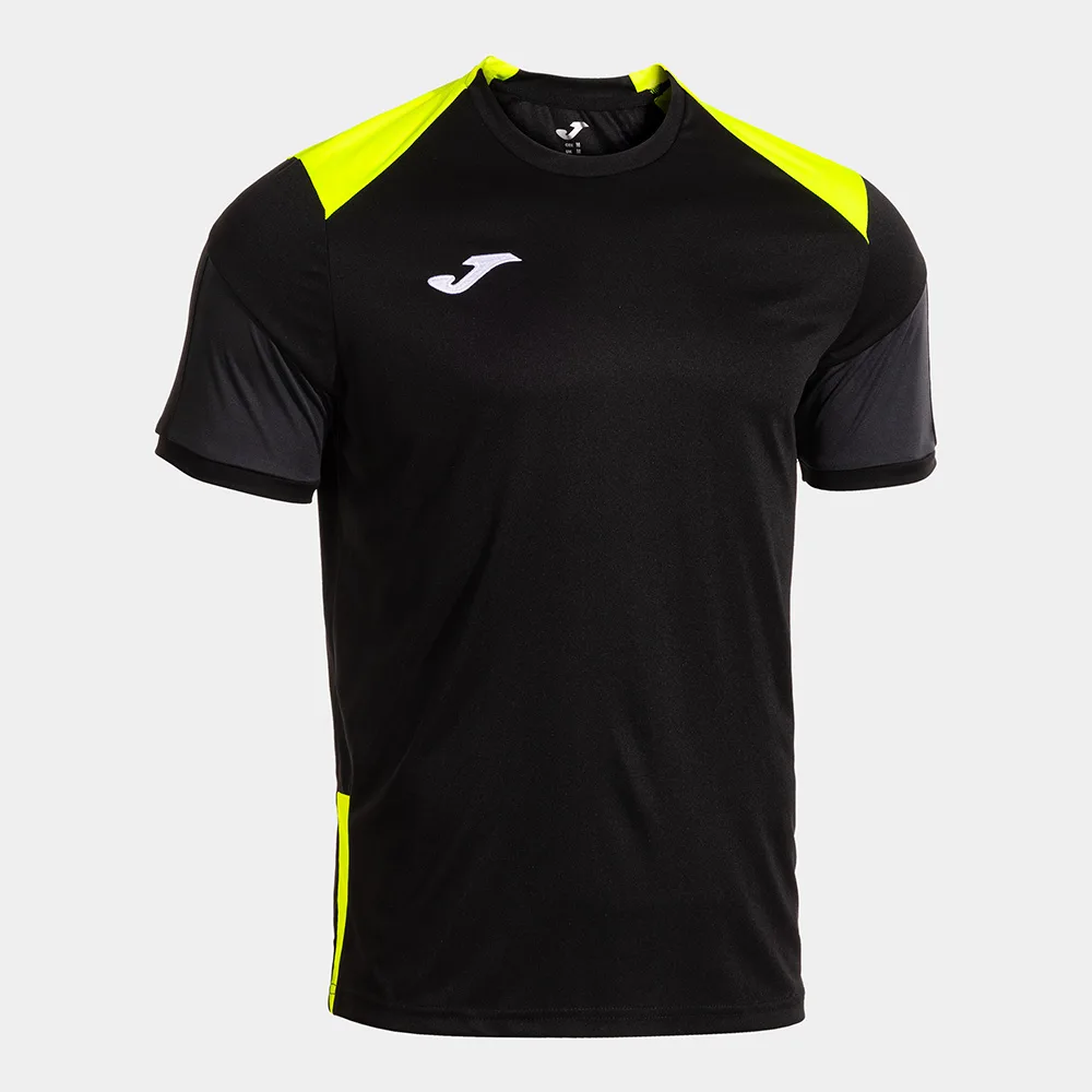Tricou sport Joma Danubio IV, Negru / Galben Fluo - imagine 1