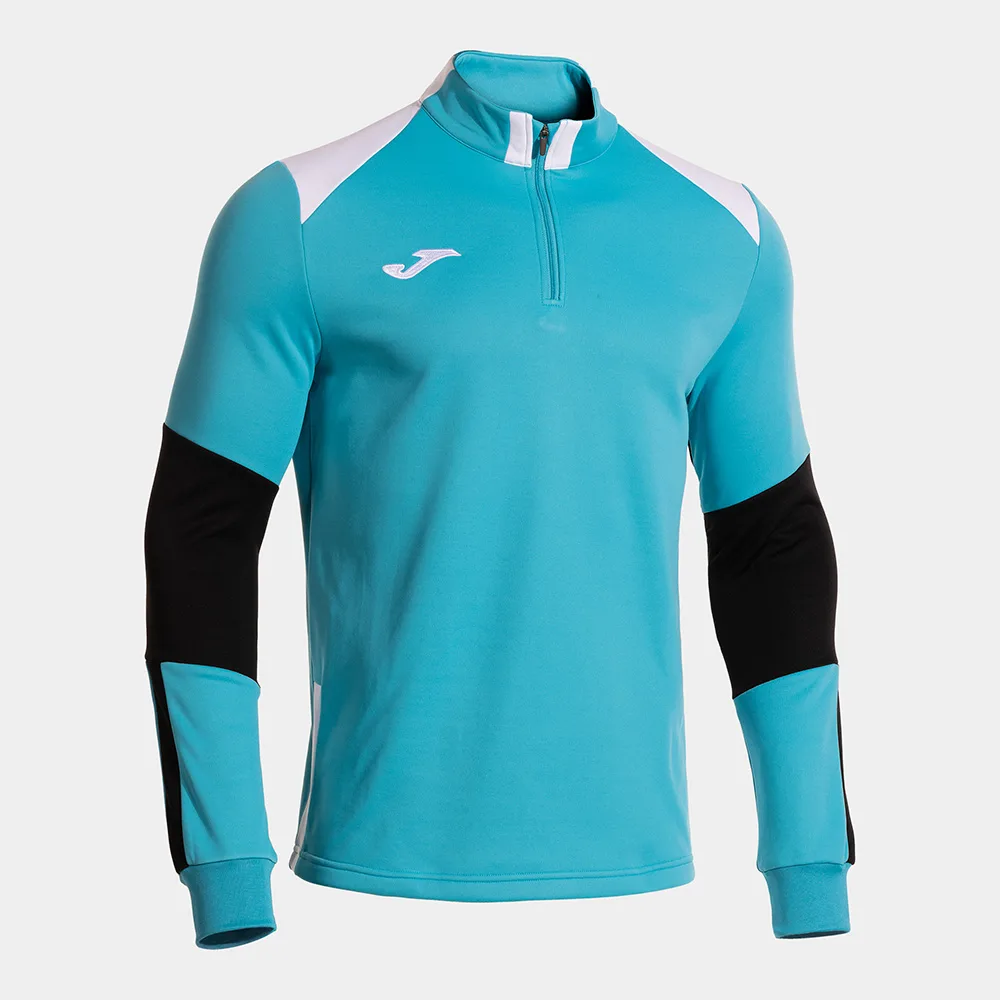 Bluza antrenament Joma Danubio IV, Turcoaz Fluo / Negru - imagine 1