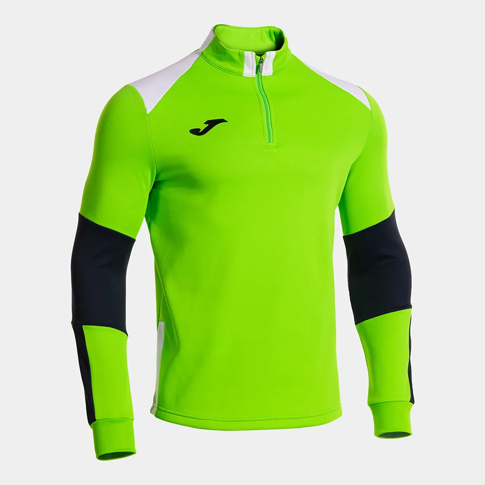 Bluza antrenament Joma Danubio IV, Verde Fluo / Bleumarin inchis - imagine 1