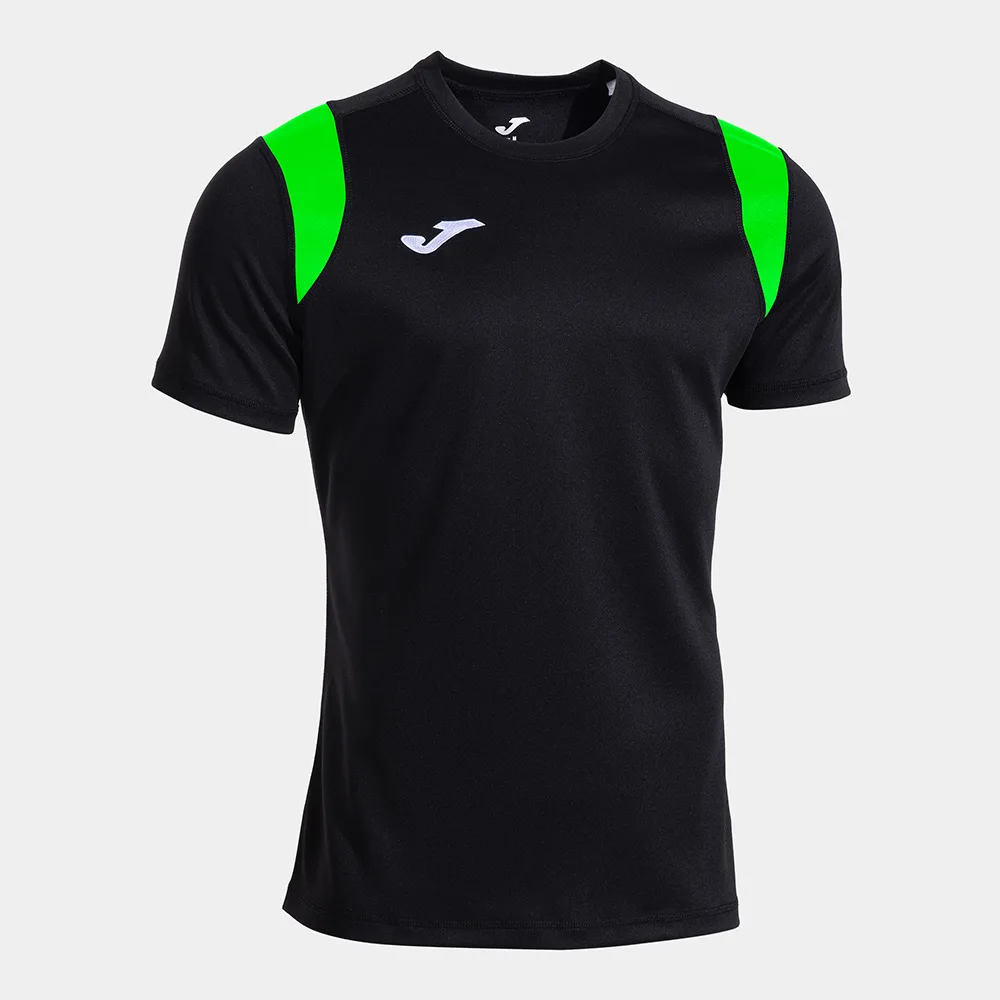 Tricou rugby Joma Stimulus, Negru / Verde Fluo - imagine 1