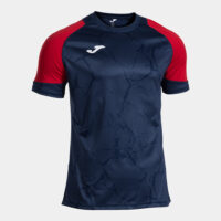 Tricou handbal Joma Hispa V, Bleumarin inchis / Rosu