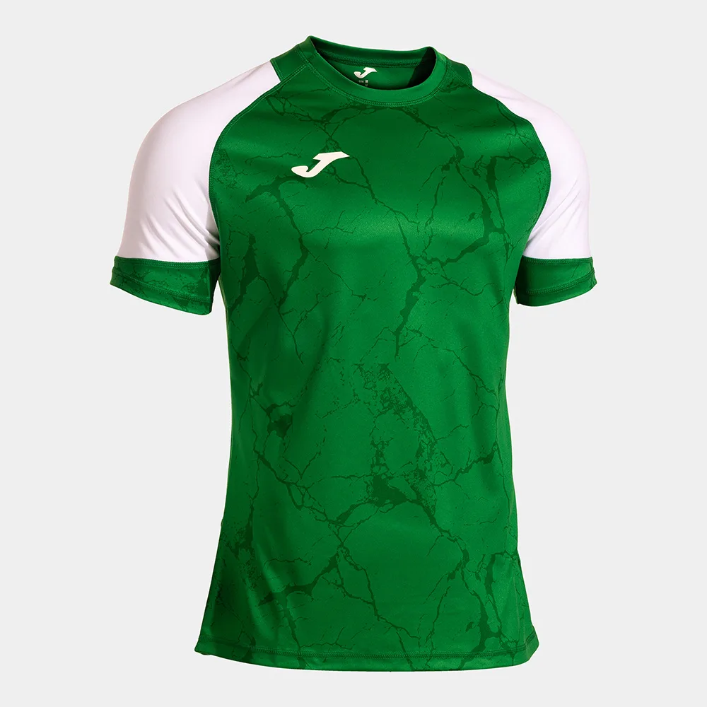 Tricou handbal Joma Hispa V, Verde / Alb - imagine 1
