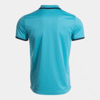 Tricou polo Joma Combi Premium, Turcoaz Fluo / Bleumarin inchis - imagine 2