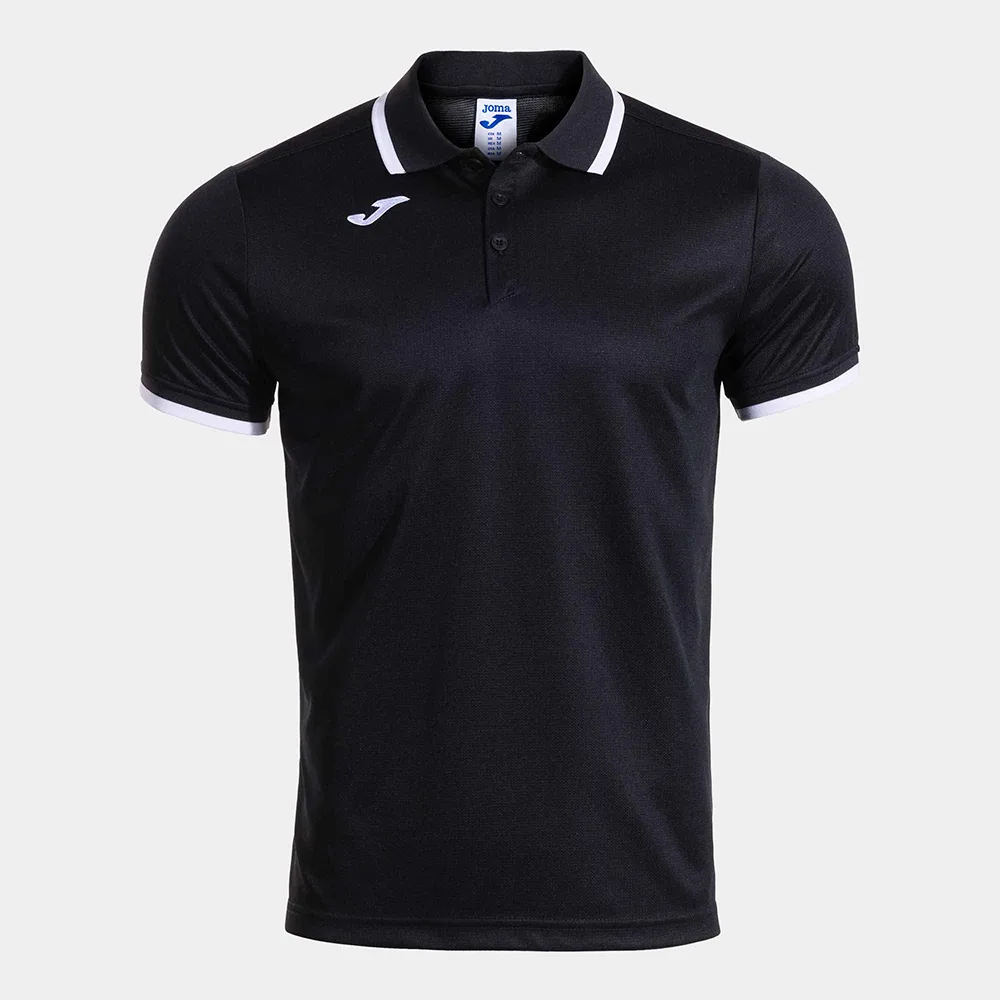Tricou polo Joma Combi Premium, Negru / Alb - imagine 1