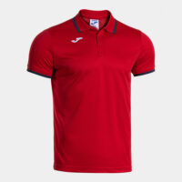Tricou polo Joma Combi Premium, Rosu / Bleumarin inchis
