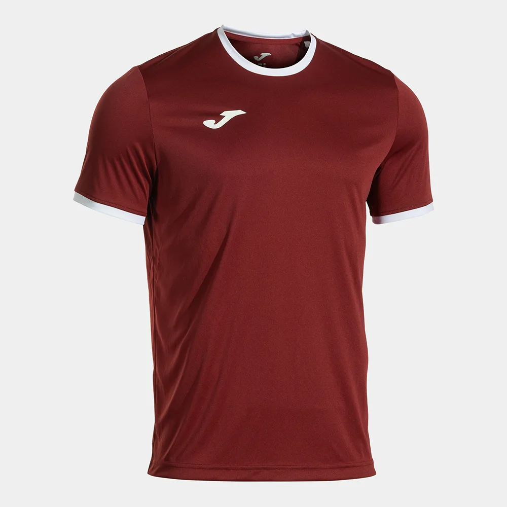 Tricou sport Joma Combi Premium, Visiniu / Alb - imagine 1