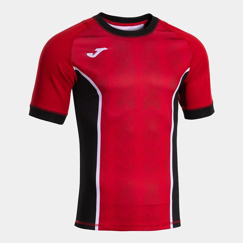 Tricou rugby Joma Myskin III, Rosu / Negru - imagine 1