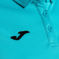 Tricou polo dama Joma Hobby, Turcoaz Fluo - imagine 3