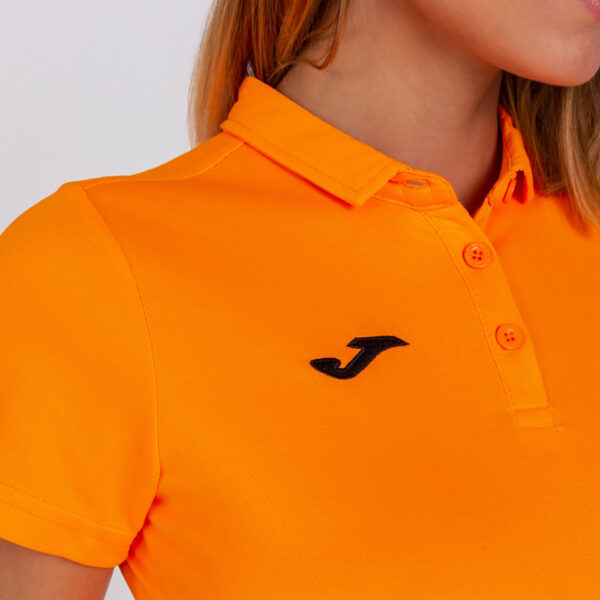 Tricou polo dama Joma Hobby, Portocaliu Fluo - imagine 3