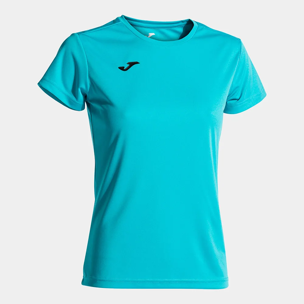 Tricou sport dama Joma Combi, Turcoaz Fluo - imagine 1