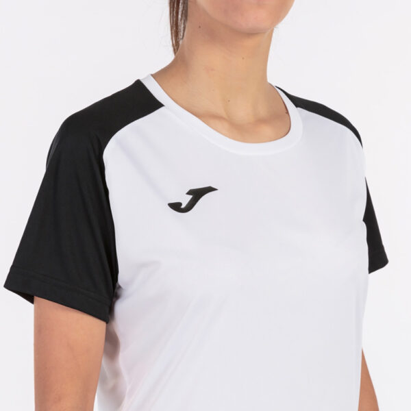 Tricou sport dama Joma Academy IV, Alb / Negru - imagine 7