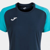 Tricou sport dama Joma Academy IV, Bleumarin / Turcoaz Fluo - imagine 4