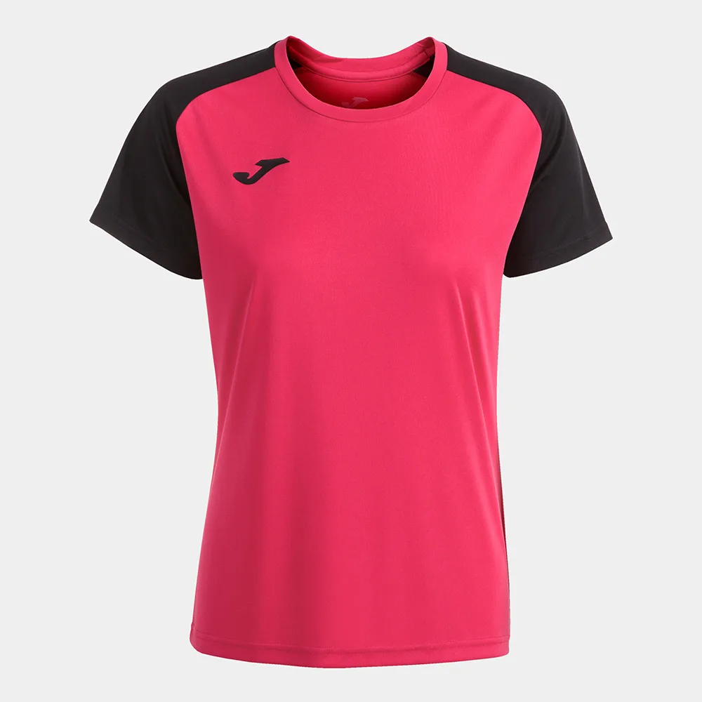 Tricou sport dama Joma Academy IV, Fuxia / Negru - imagine 1