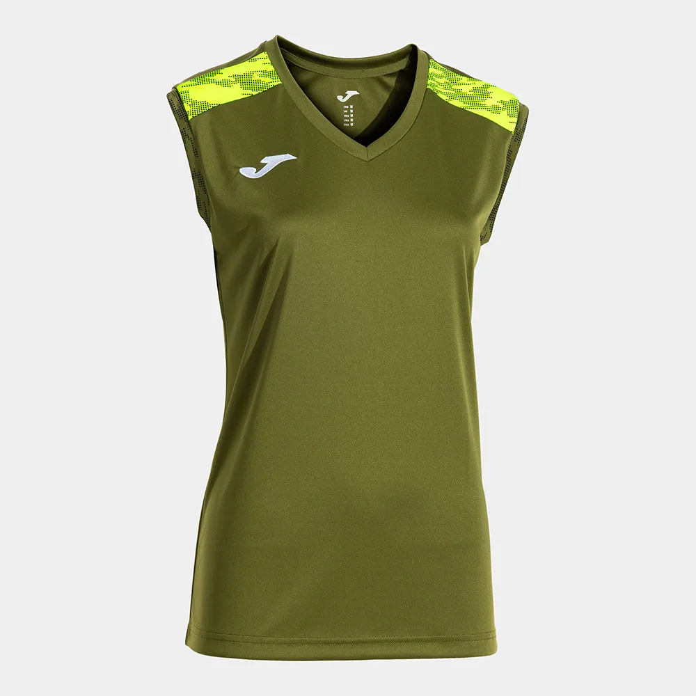 Maiou volei dama Joma Championship VIII, Verde militar / Galben Fluo - imagine 1
