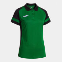 Tricou polo dama Joma Lider, Verde / Negru