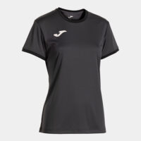 Tricou sport dama Joma Combi Premium, Gri inchis / Negru