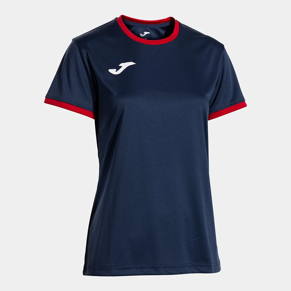 Tricou sport dama Joma Combi Premium, Bleumarin / Rosu - imagine 1