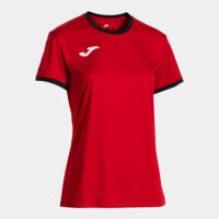 Tricou sport dama Joma Combi Premium, Rosu / Negru