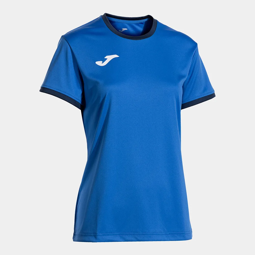 Tricou sport dama Joma Combi Premium, Albastru Royal / Bleumarin inchis - imagine 1
