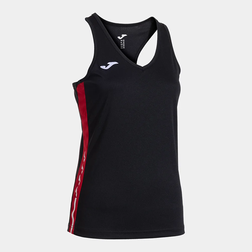 Maiou sport dama Joma Olimpiada, Negru / Rosu - imagine 1