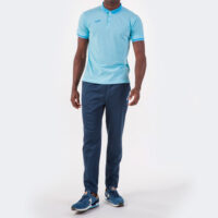 Tricou polo bumbac Joma Bali II, Albastru Sky - imagine 2