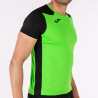 Tricou alergare Joma Record II, Verde Fluo / Negru - imagine 6