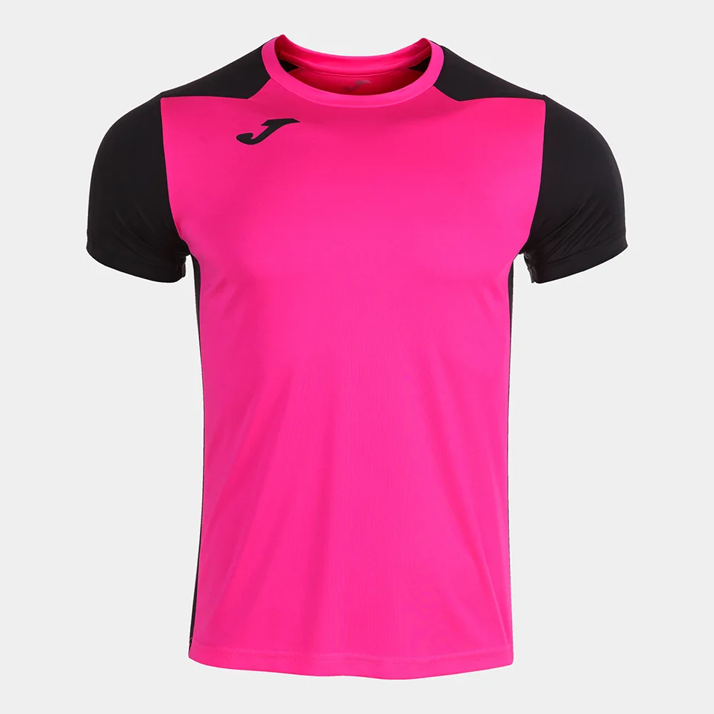 Tricou alergare Joma Record II, Fuxia Fluo / Negru - imagine 1