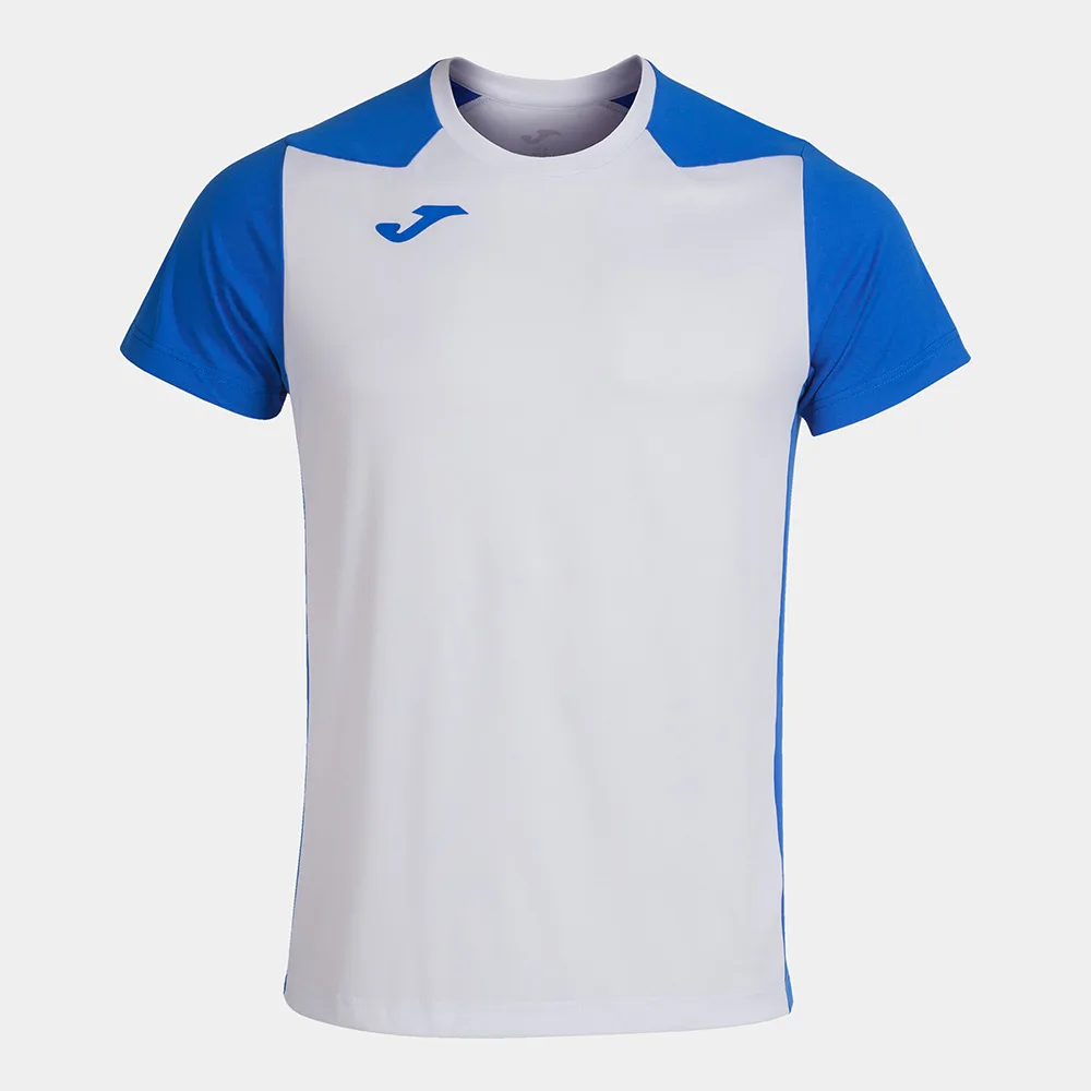 Tricou alergare Joma Record II, Alb / Albastru Royal - imagine 1