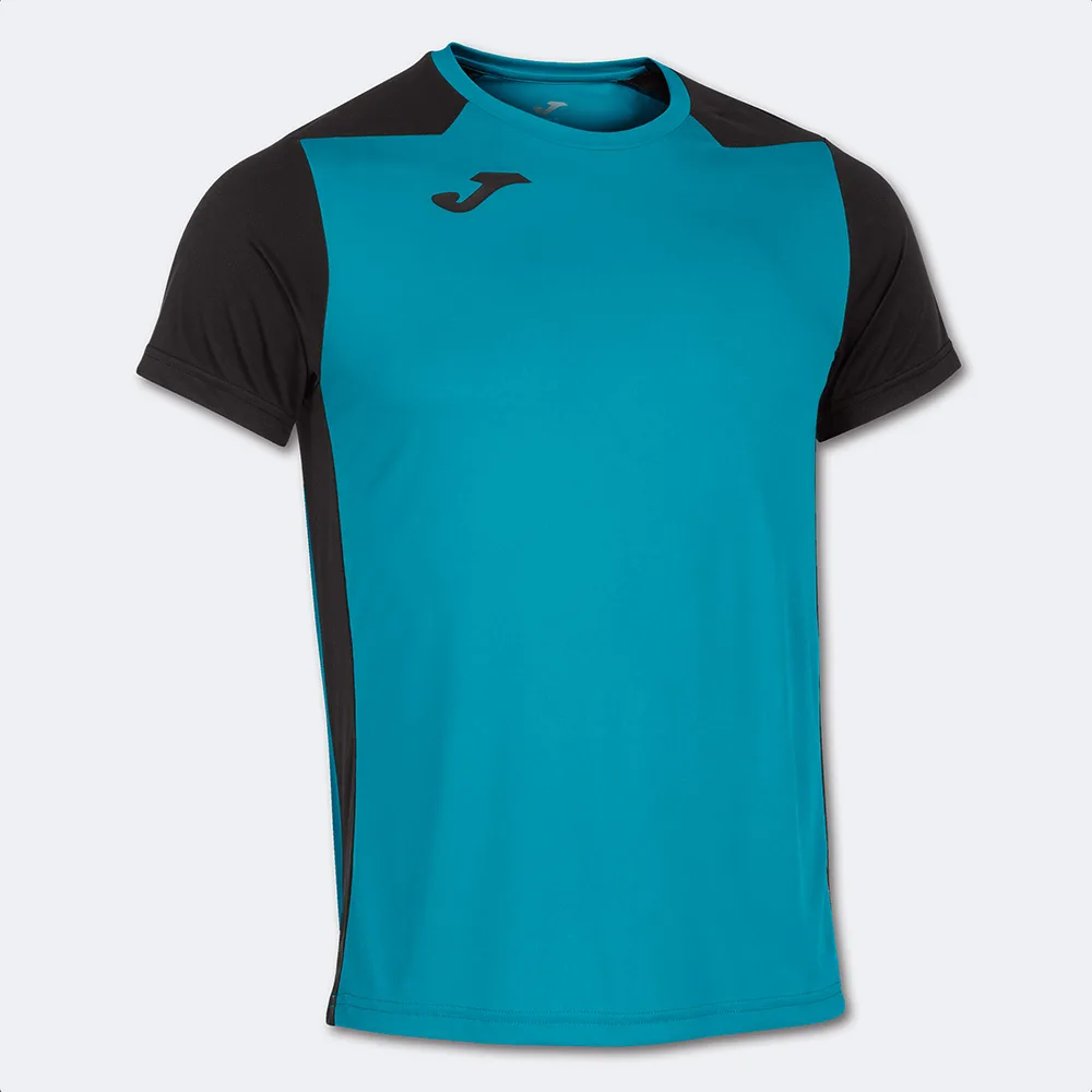 Tricou alergare Joma Record II, Turcoaz / Negru - imagine 1