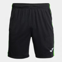 Pantaloni scurti tenis Joma Open III, Negru / Verde Fluo - imagine 2